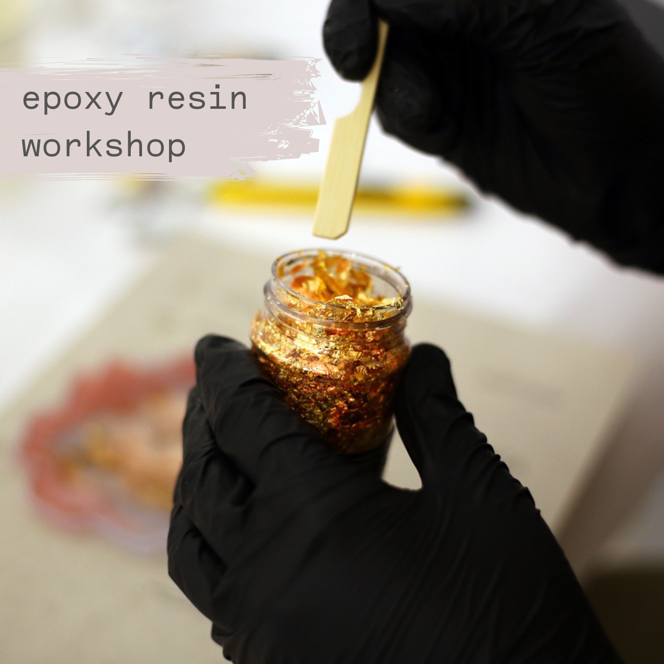Individual Epoxy Resin Tray and Coaster Crafting Workshops - obrazek 8